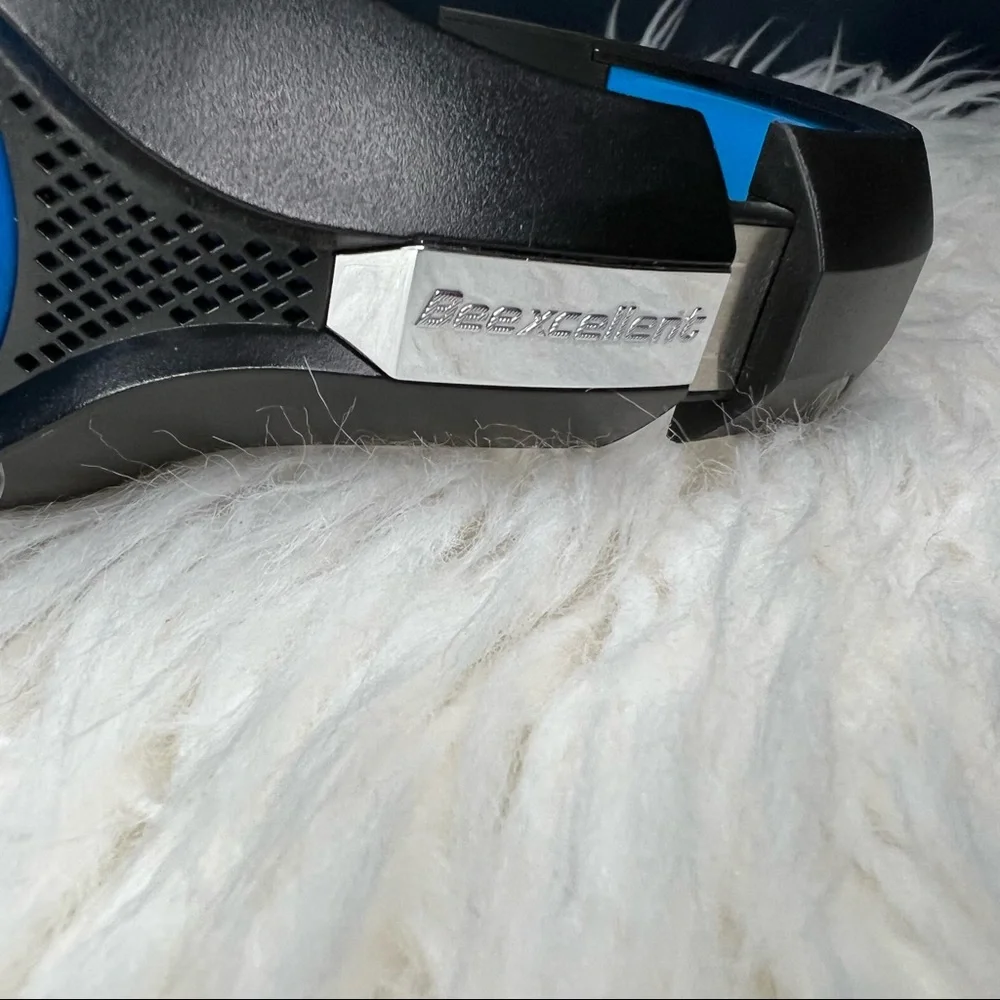Beexcellent Wired Gaming Headphones with Microphone Blue and Black